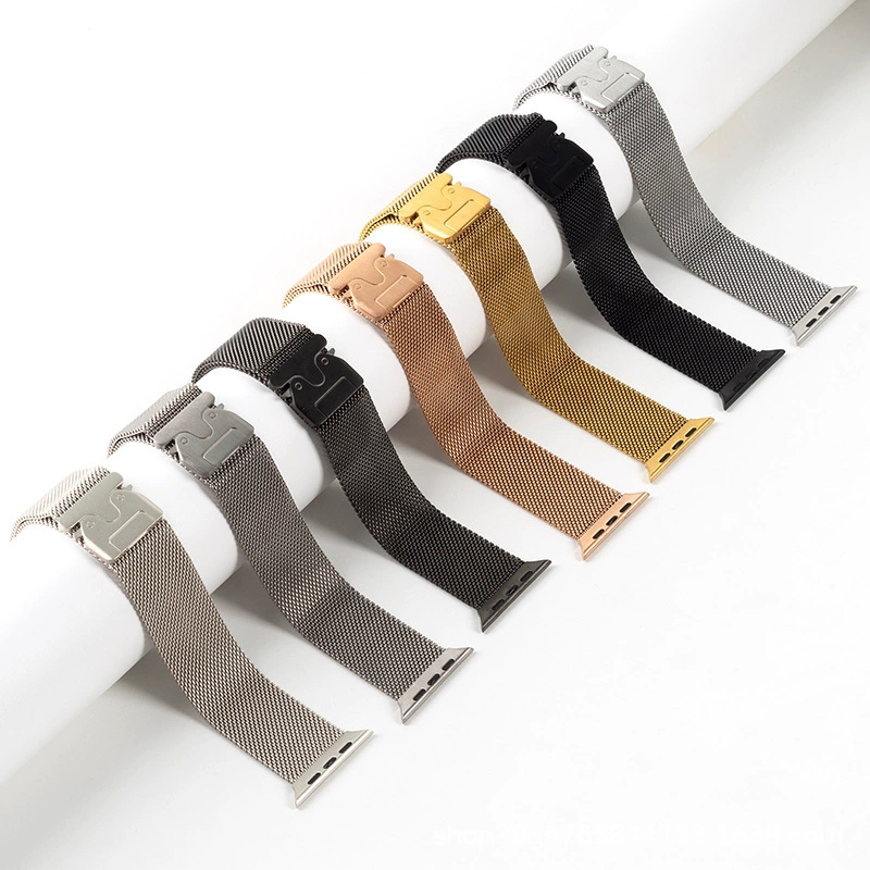 Применимо Apple Часы ремешок металлический нержавеющая сталь S10apple watch ремешок с магнитным притяжением Milanis