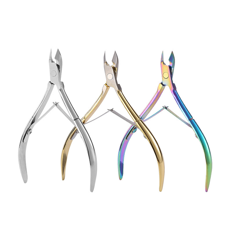 Manufacturer's In-Stock Custom-Made Cross-Border Hot-Selling Easy-Cut D501 Vietnamese Nail Cuticle Nipper, Professional Stainless Steel Nipper for Nail Salons