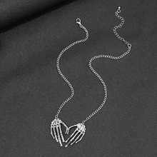 星栖2025秋季新款锌合金电镀男士哥特风吊坠项链跨境专供配饰首饰