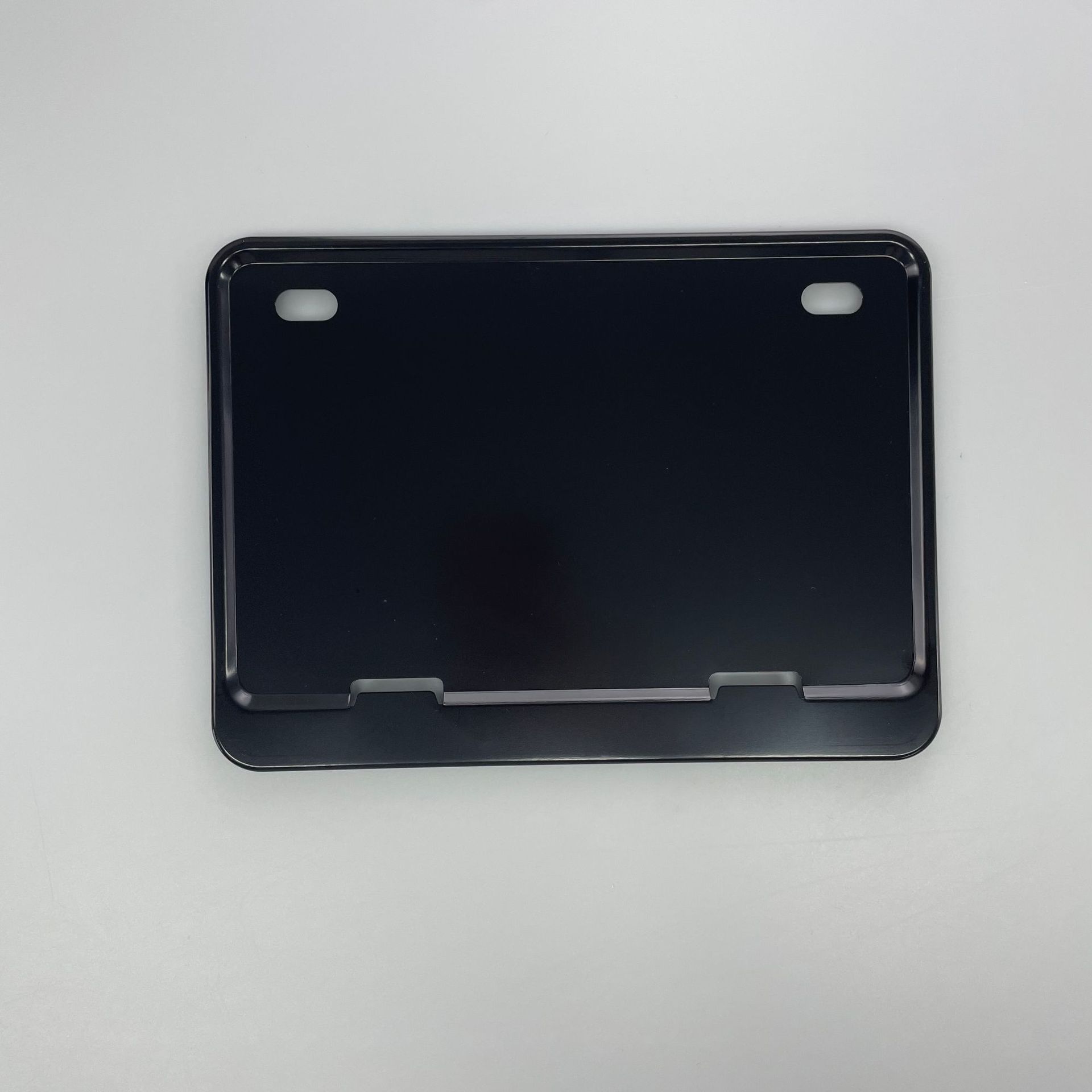 Motorcycle rear license plate frame, license plate holder, universal tail plate frame for scooters, aluminum alloy, new traffic regulations, thickened and solid