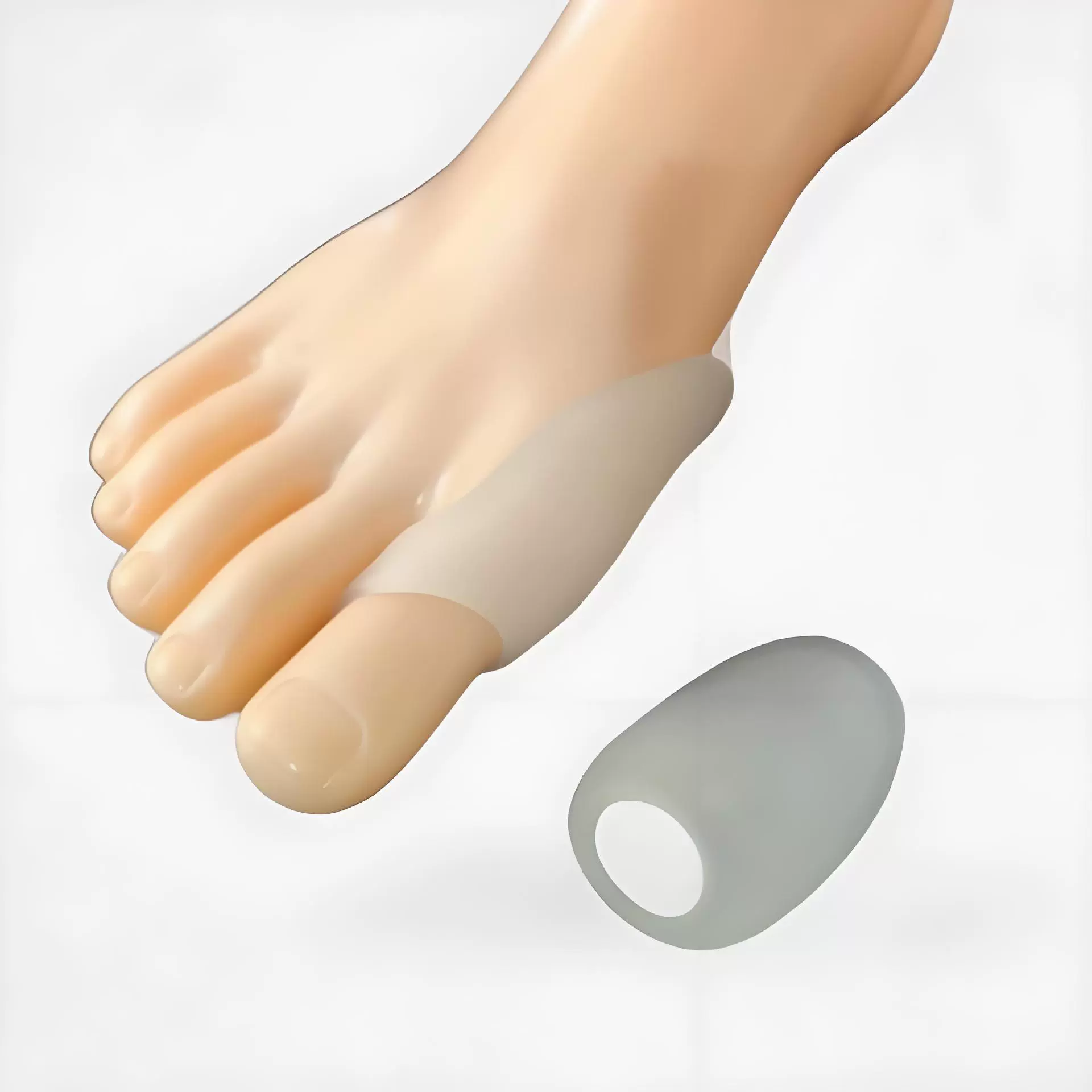 Новый разделитель для большого пальца с большим листом, защита от износа большого пальца ноги, разделитель для пальцев ног, подходит для мужчин и женщин