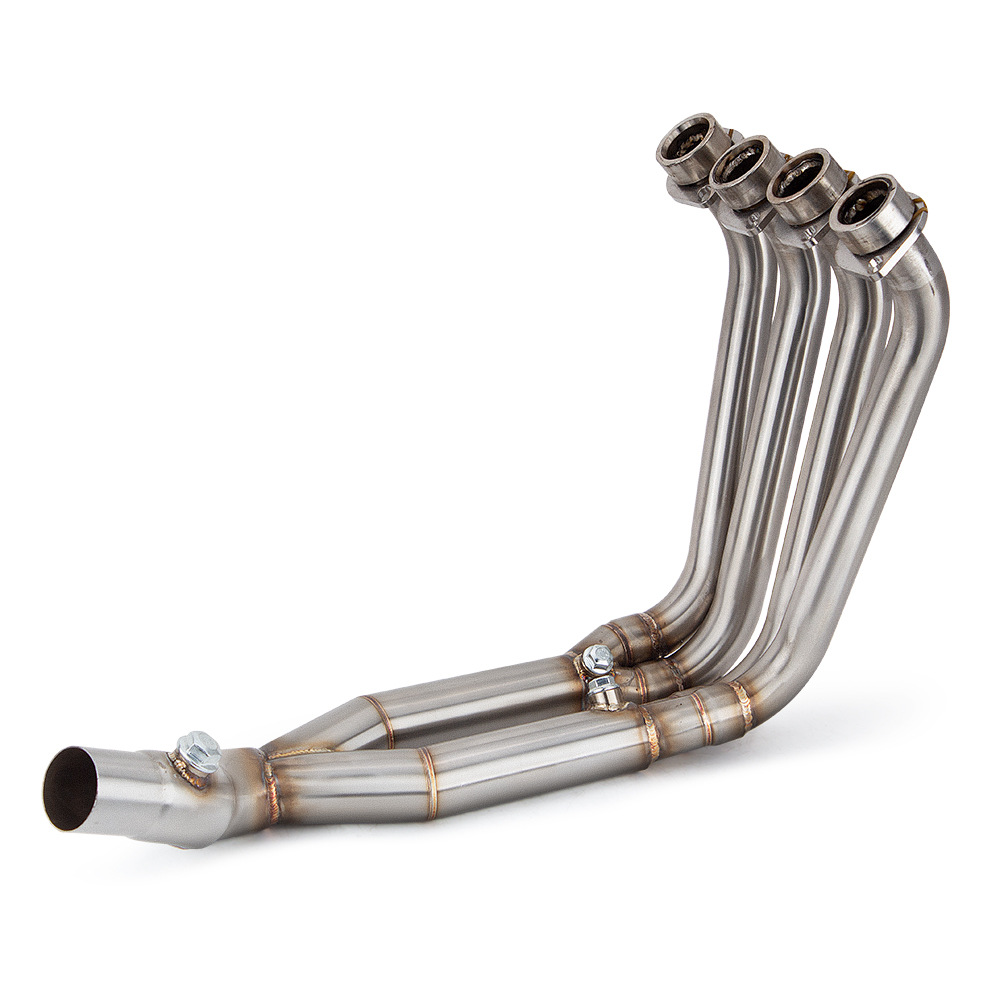 Motorcycle Exhaust Pipe Suitable for Yamaha Yzf R6 Front Integrated Stainless Steel Exhaust Pipe 17-24