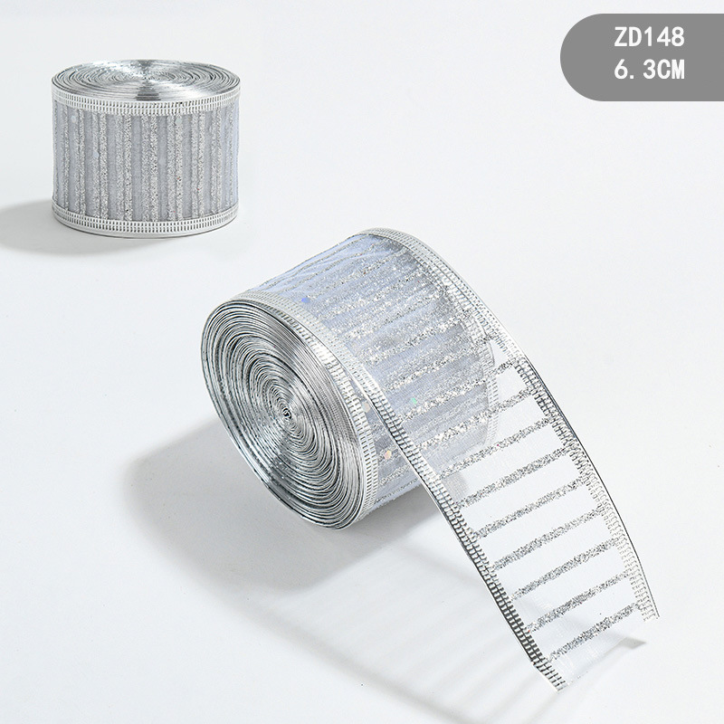 Prensado plateado 6.3CM / 2m