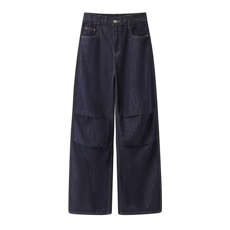 In stock: 2026 summer new American-style commuter cotton lightweight light-colored straight casual jeans MBF2JEN024
