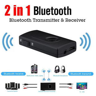 BT500 Bluetooth transmitter receiver two-in-one computer TV with battery multimedia wireless audio conversion