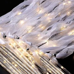 クロスボーダー熱売LEDカラーリボンアンドロメダ棒リボン花パーティーリボンリボン誕生日結婚式助興灯串アンドロメダ棒