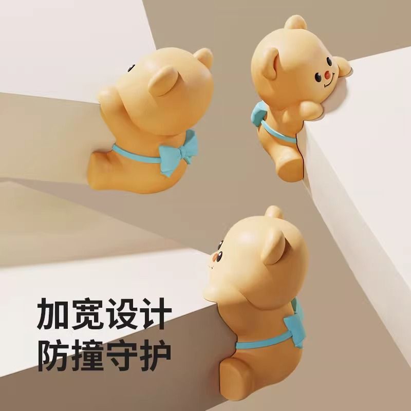 Soft Silicone Cartoon Table Corner Anti-Collision Strip for Home Use, Child Safety Corner Protector for Sofa, Living Room Coffee Table Corner