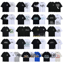 �羳���l����AMIRI T-Shirt��ĸӡ�������p��������Ů��H����T��