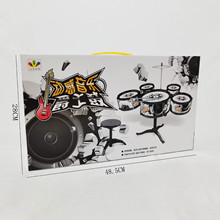 儿童5鼓架子鼓乐器玩具宝宝乐器学习启蒙益智玩具大礼盒地摊批发