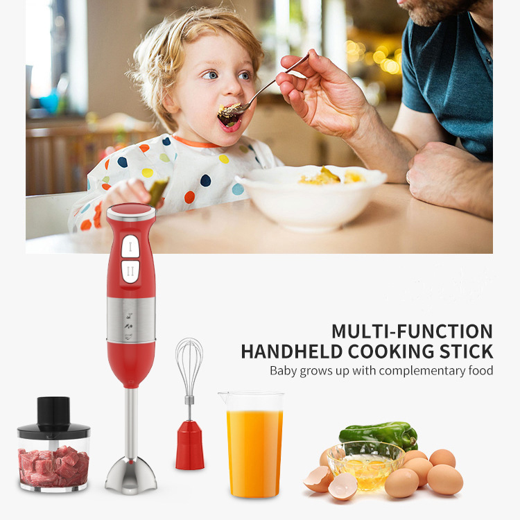 Multifunctional Small Stainless Steel Cooking Stick Baby Food Processor Blender Household Kitchen Meat Grinder