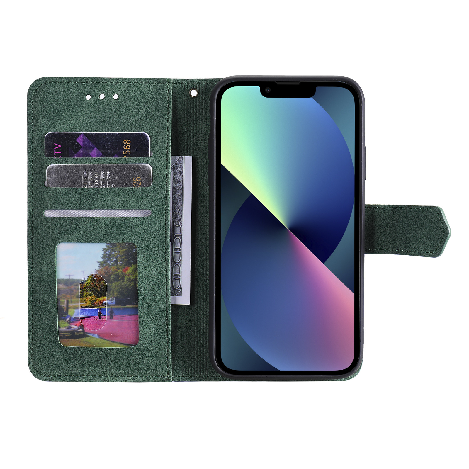 Luxury Leather Wallet Phone Case For Iphone 15 Pro And Samsung S24_voghion.com
