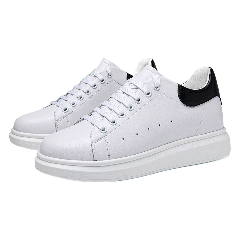 Мужская обувь 10 см маленькая белая обувь летом