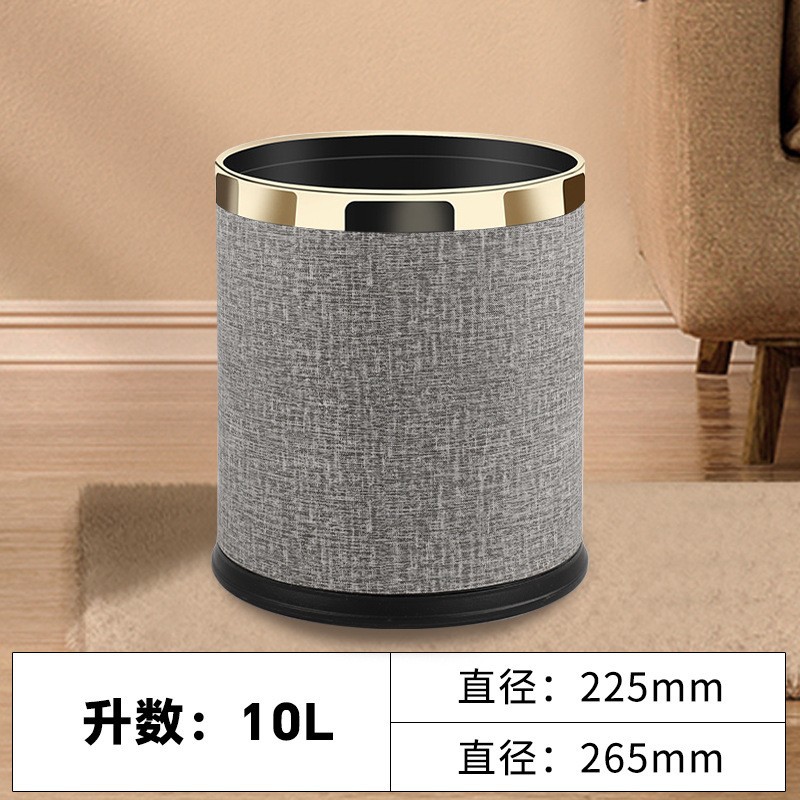 10L anillo de oro gris claro