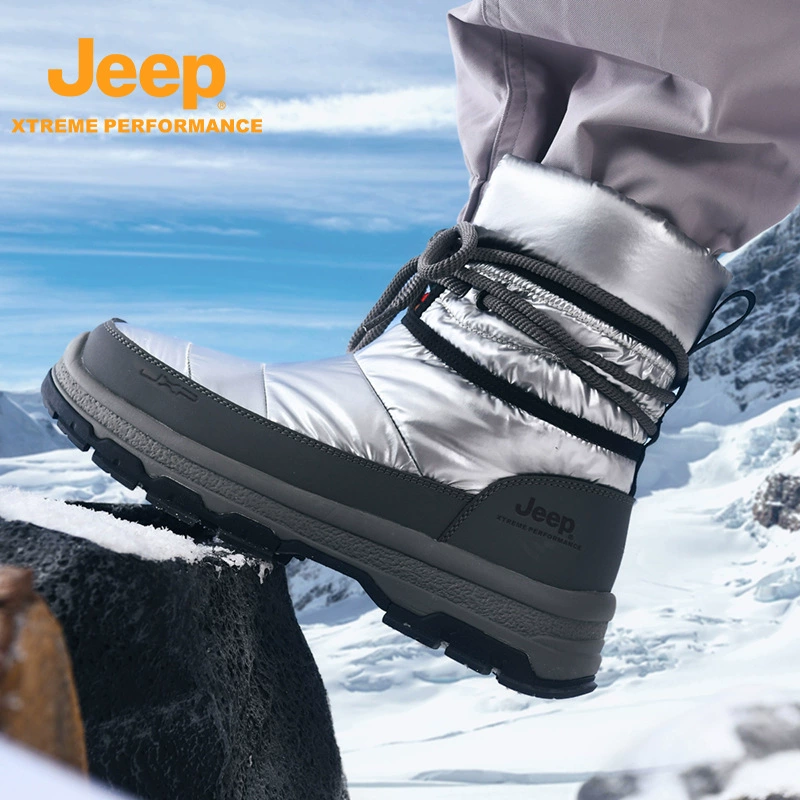 Зимние спортивные теплые нескользящие удобные универсальные ботинки JEEP для любимых