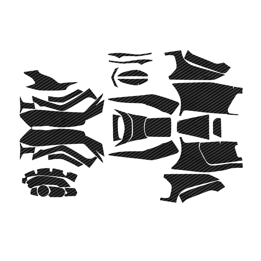 Para Yamaha Nmax155 2020-2022 modelo de fibra de carbono antideslizante antidesgaste protección del cuerpo pegatina