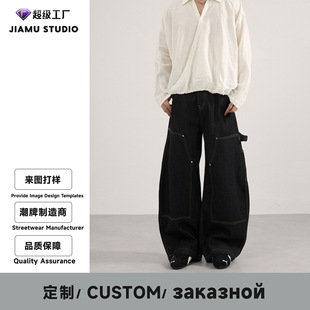 JIAMU��ʽԭţbaggy jeansţ��ѝ��Ů砵�ѝ��D��ӿ羳���Q����