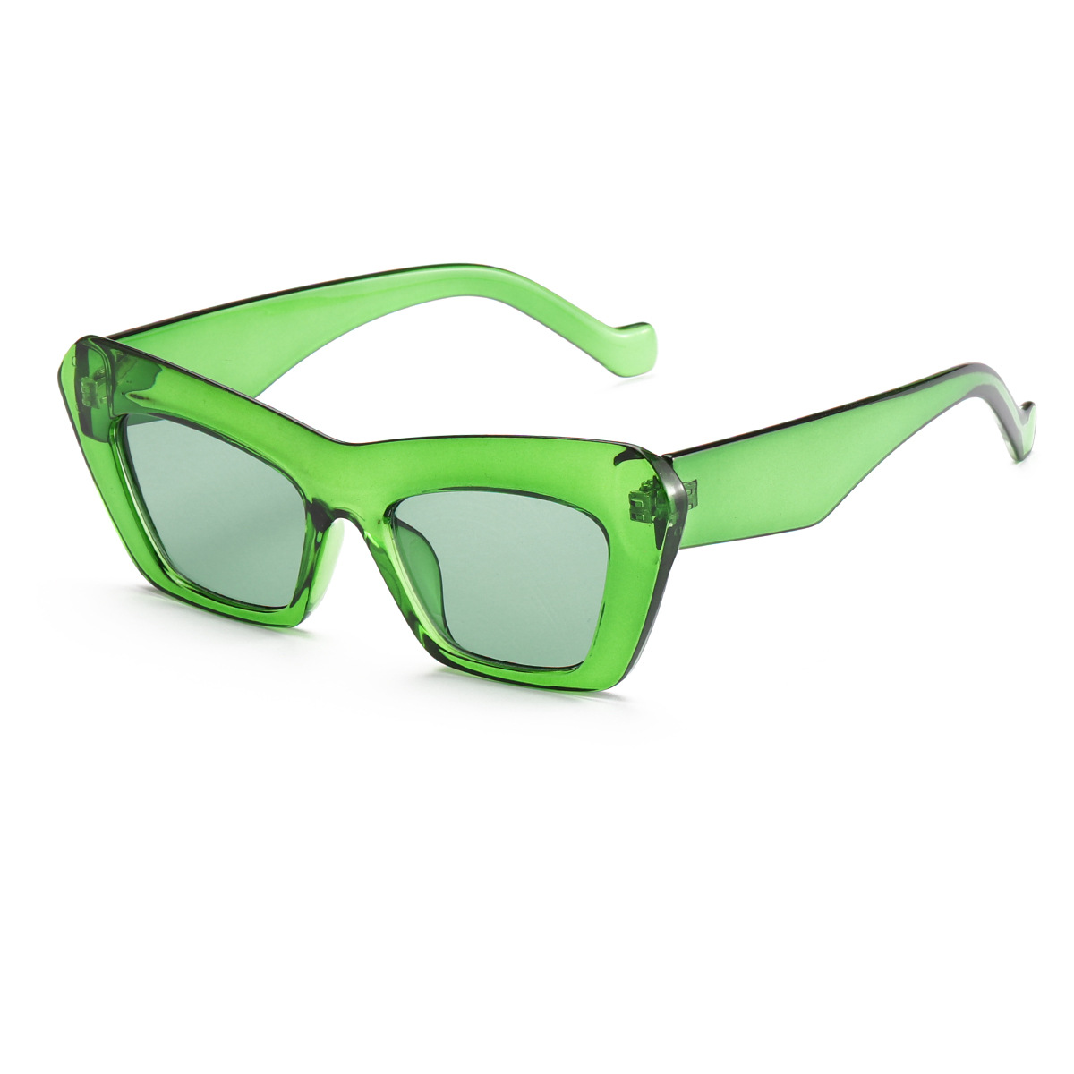 2021 Nueva forma de CEJA cuadrada gafas de sol de Marco grande transfronterizo hombres y mujeres mismas gafas de sol 90006