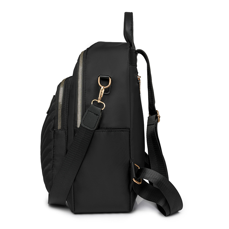 Mochila multifuncional de doble propósito para mujer 2024 otoño nuevo estilo nailon viajes al aire libre para mujer mochila casual mochila escolar marea