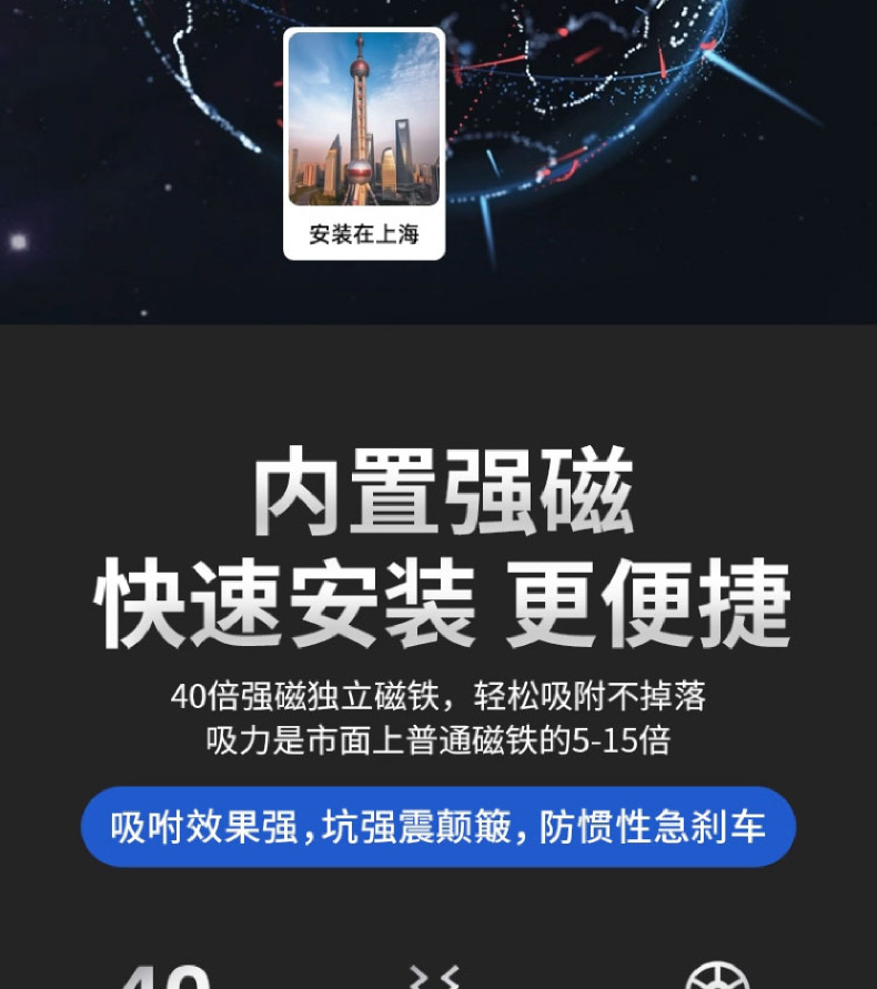 Beidou Gps Locator Vehicle Tracking Device Strong Magnetic Tracking Tracker No Installation Required Car Anti-Theft Wireless Tracking Device J