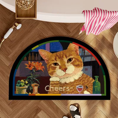 Avtomobil döşəmə paspasları, Carpet - cheers-to-cats-4060cm-diatom-mudabsorbent-and-quick-drying