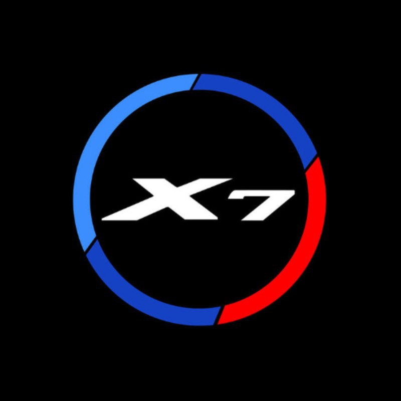 Adecuado para BMW X7/M50D/m50i puerta del coche lámpara de bienvenida lámpara de proyección láser cambio decoración atmósfera lámpara puerta lámpara