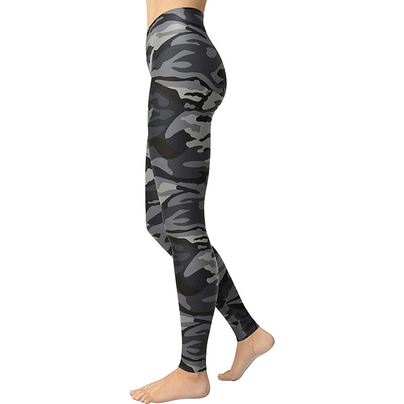 nihaostyle ropa al por mayor estampado de leopardo apretado estiramiento deportes yoga pantalones casuales NSYIC66816