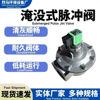 脉冲电磁阀布袋除尘器淹没式脉冲阀3寸直角阀防爆型电动控制