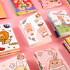 Cute small book for elementary school students, handheld pocket laptop, stationery, notebook