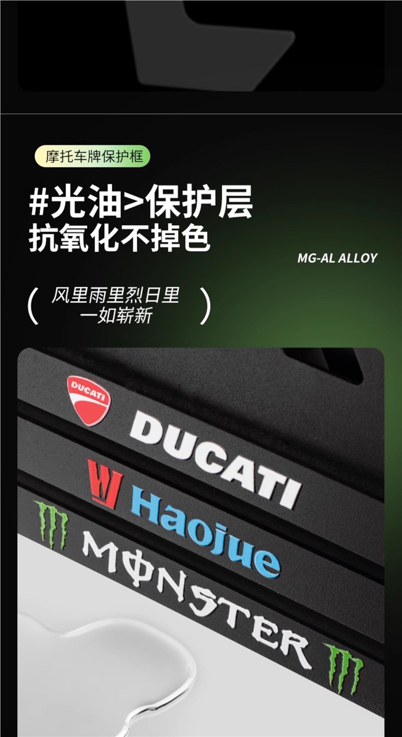 Motorcycle Rear License Plate Frame License Plate Frame Motorcycle Cover Pedal Frame Yamaha Kawasaki Suitable for