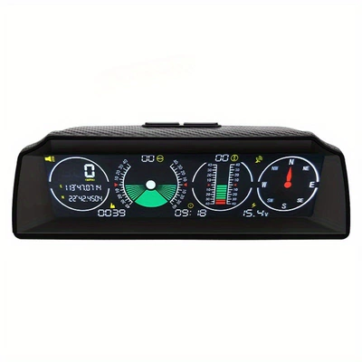 Cross-Border Vehicle-Mounted Hud Head-Up Display Universal Gps Speedometer Off-Road Altitude Compass High-Precision Level Meter (Vehicle HUD) - x90-obd-model
