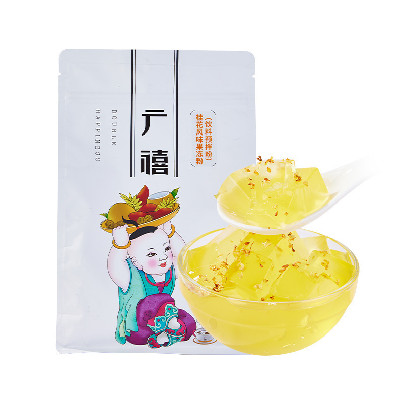 广禧豆花布丁粉1kg 果冻粉家用商用自制冰豆乳椰奶豆腐奶茶店|undefined