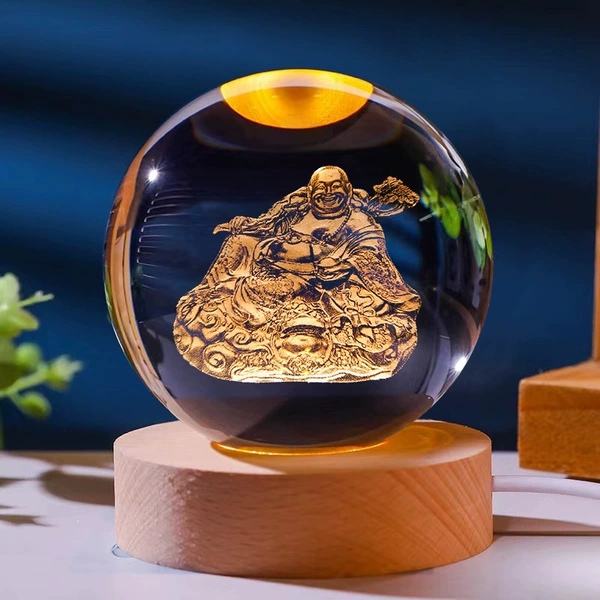 6cm crystal ball - Maitreya