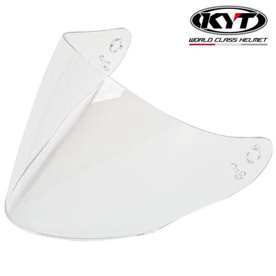 Factory direct cross-border original KYT helmet lens GP lens multi-color KYT lens half helmet universal lens (Motorcycle Safety Supplies) - transparent