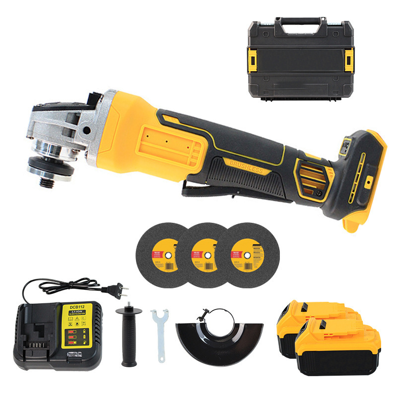 Equipado con DEWALT tipo de prensa de litio cargado molino de ángulo máquina de corte multifunción máquina de pulido inalámbrico