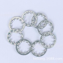 DIN6797J内齿锁紧垫圈片/镀锌内齿垫圈 Φ3 Φ4 Φ5 Φ6 Φ8 Φ30