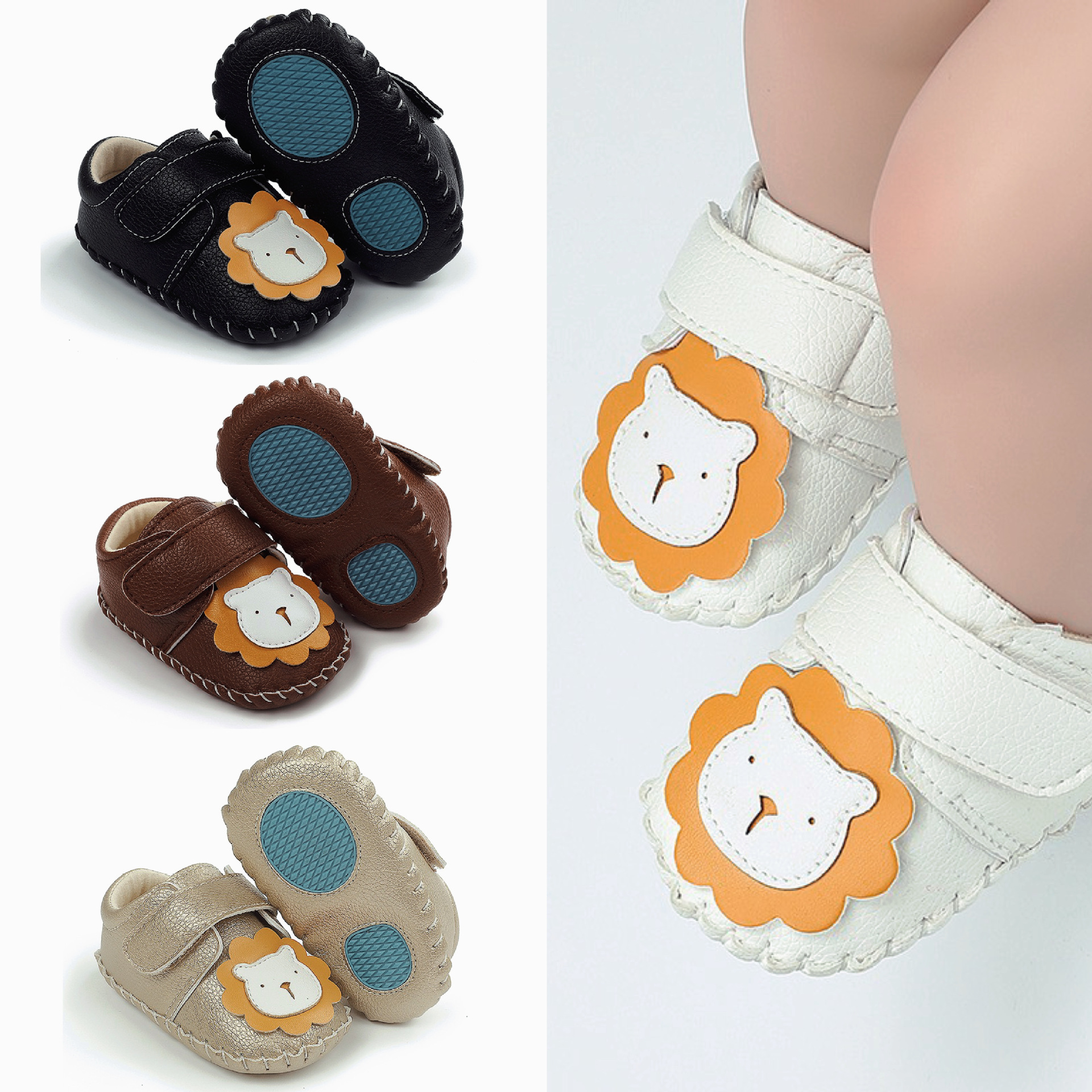 Spring and Autumn Spot Baby Soft Sole Ba...