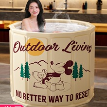 泡澡桶折叠大人家用洗澡桶加厚儿童成人全身沐浴泡浴浴缸浴盆浴桶