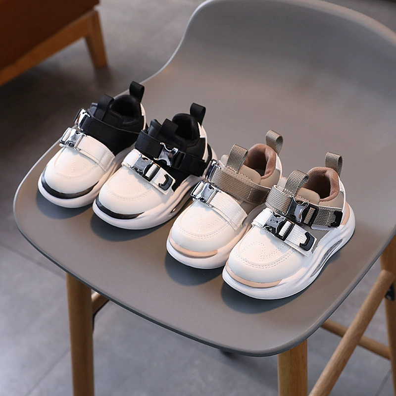 Children's sports shoes for boys, non-slip footwear for leisure, soft sole