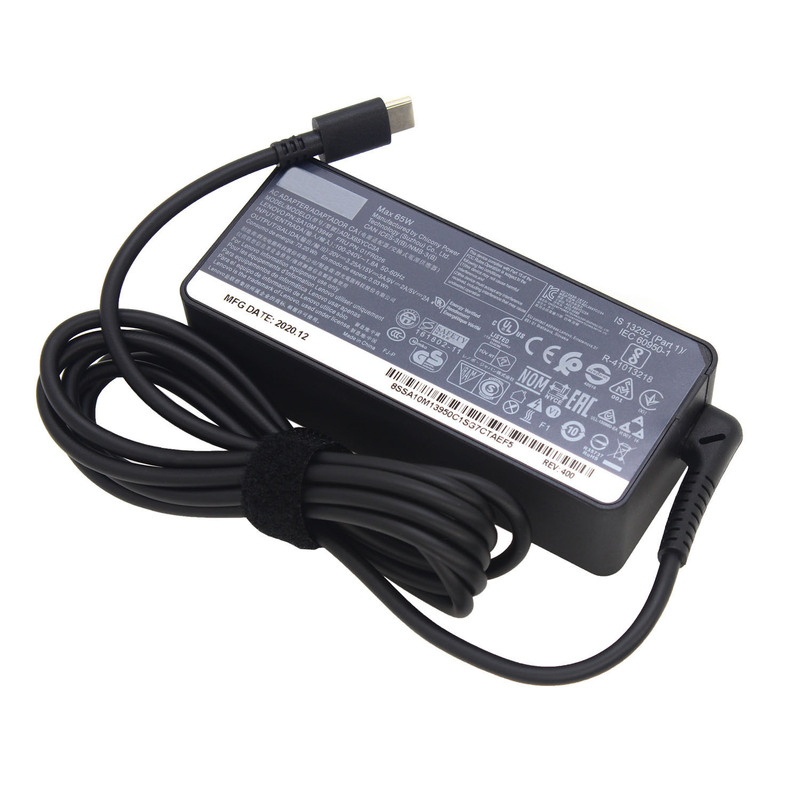 European and British standards apply to Lenovo laptop power adapter Type-c 65W T480 T490 20V3.25A