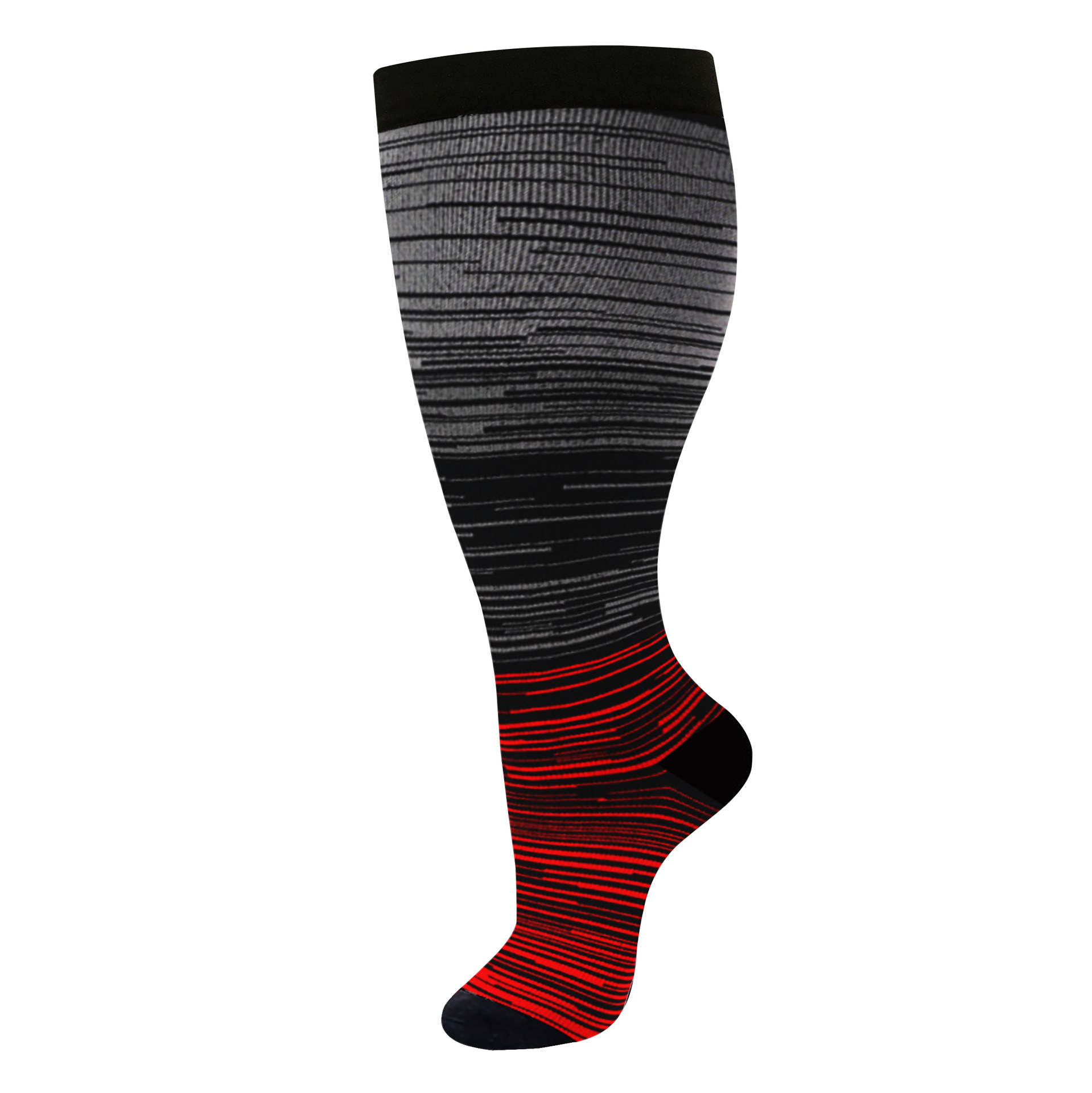 지방을 추가하고 밝은 선은 회색 + 빨간색입니다.