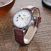 sloggi new pattern Sector calendar man Belt watch Fashion life waterproof Quartz watch Watch Men's On behalf of