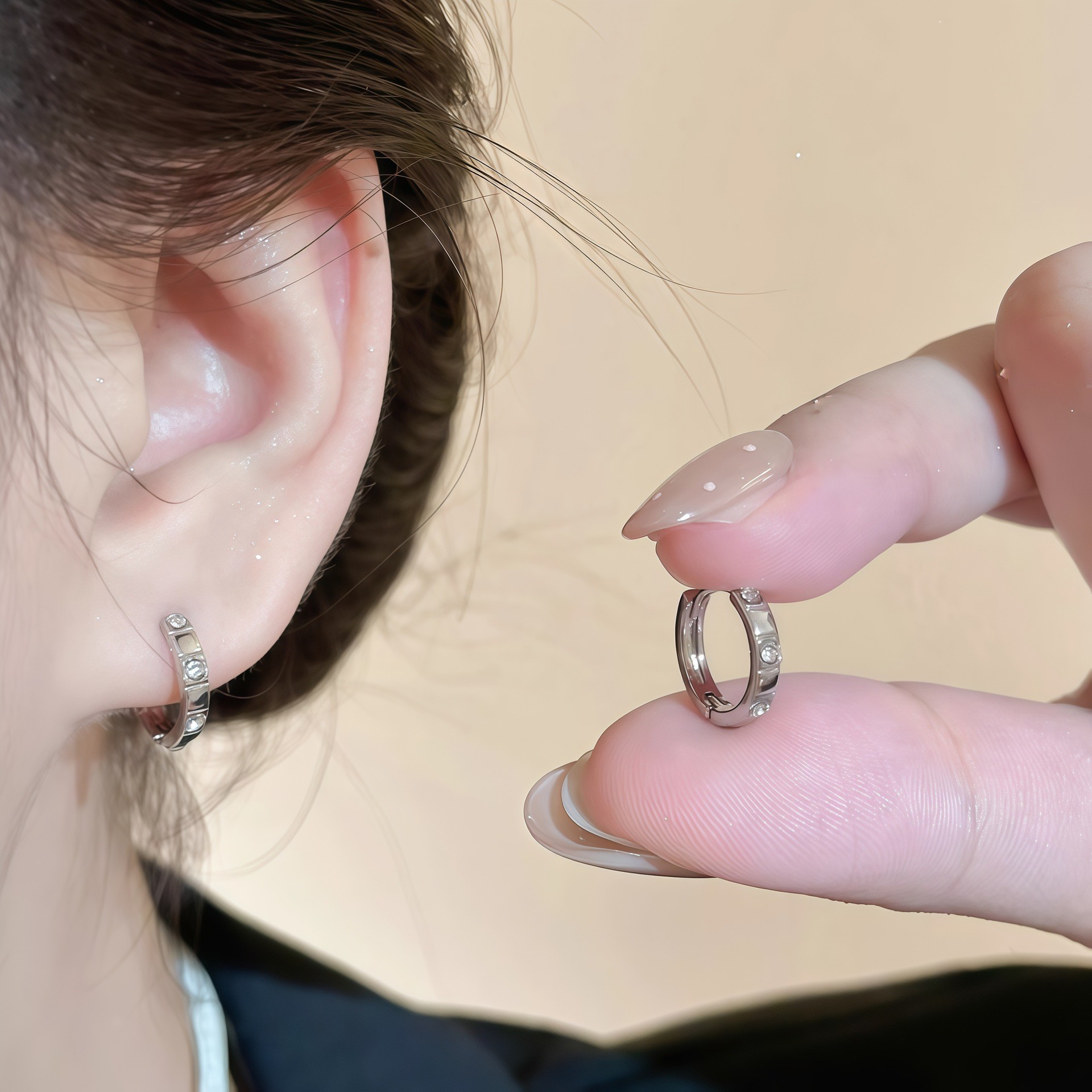 Hoop earrings