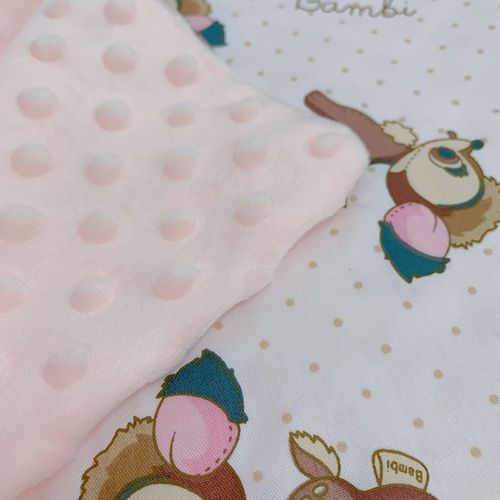 Cotton Children's Four Seasons Beans Bean Blanket Plush Soothing Warm Clothing Beans Bean Blanket Spring and Autumn Double Layer Infant Cover Short Plush Blanket
