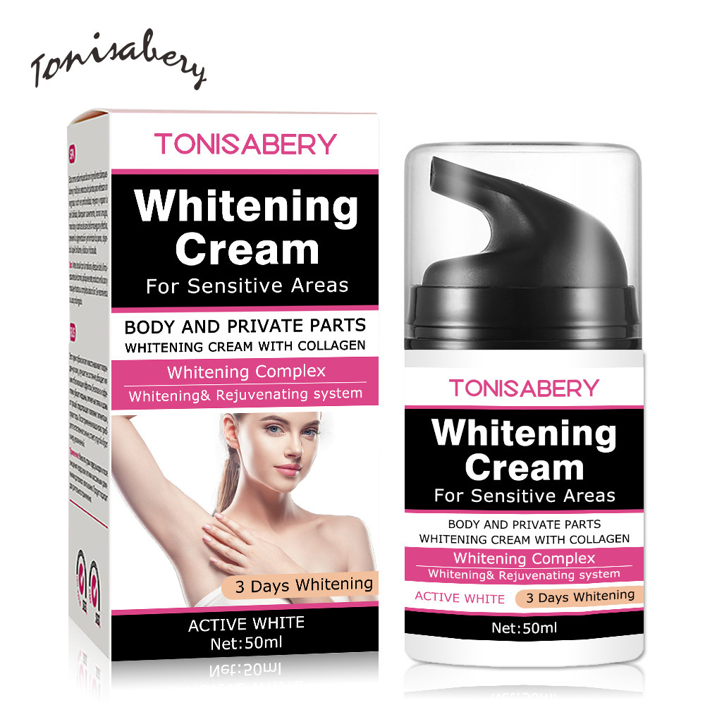Cross-border Underarm Whitening Cream Fades Spots, Underarm Blackening and Brightening Cream 50ml Factory Direct Sales