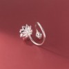 Adjustable one size elegant ring, Chinese style, on index finger