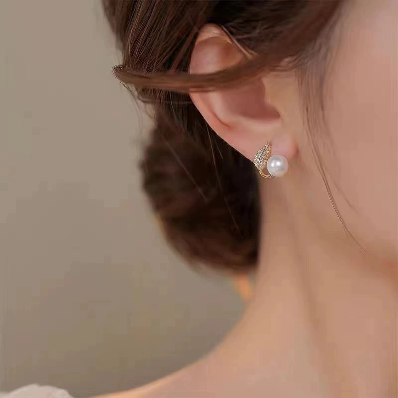 Серебряная игла, модные универсальные серьги из жемчуга, серебро 925 пробы, легкий люксовый стиль, качественный стиль, французский стиль