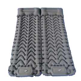 脚踏充气垫床户外露营装备防潮垫车载气垫睡觉神器可折叠便携单人