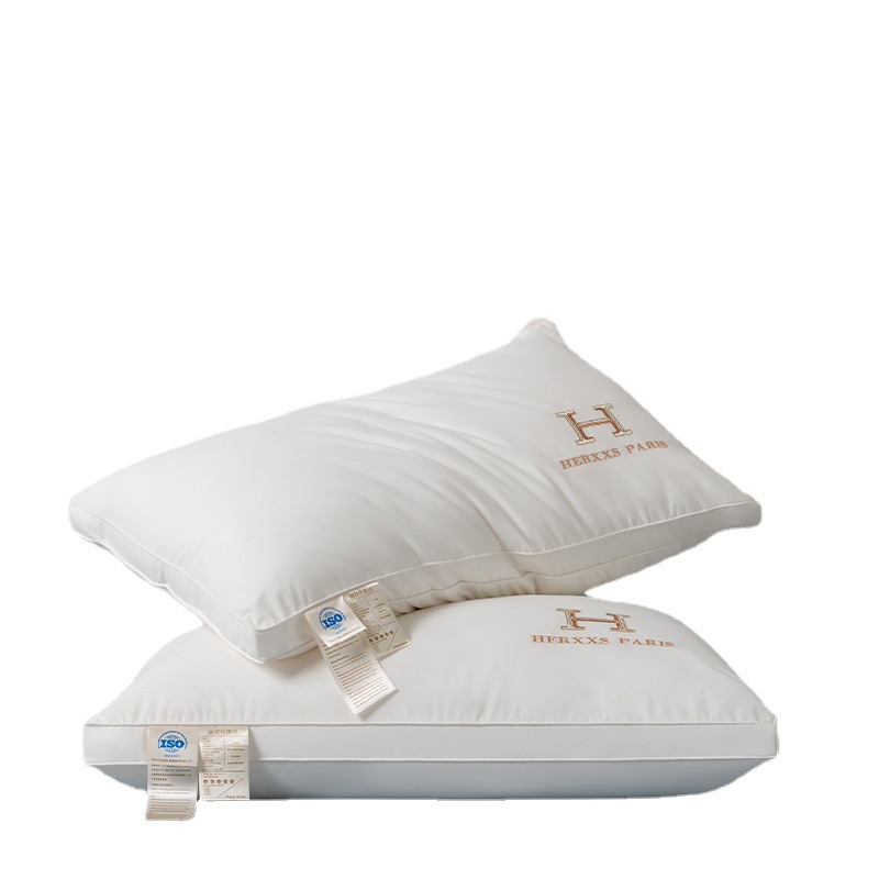Clase popular A materna e infantil de algodón de soja proteína almohada de cuello único núcleo de almohada de un par de espuma de memoria de almohada no colapsa