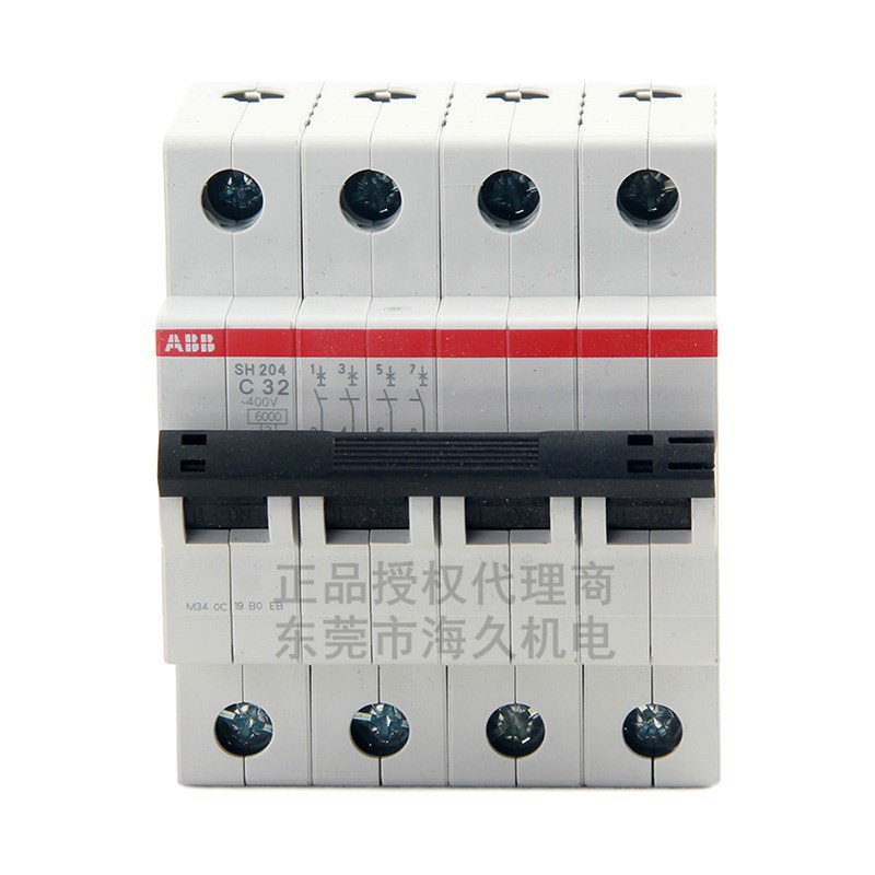 ABB低压开关SH200系列交流断路器SH204-D3;2CDS214001R0031