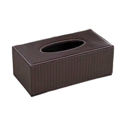 Creative European leather tissue box PU paper holder for restaurant tissue box hotel supplies manufacturer wholesale